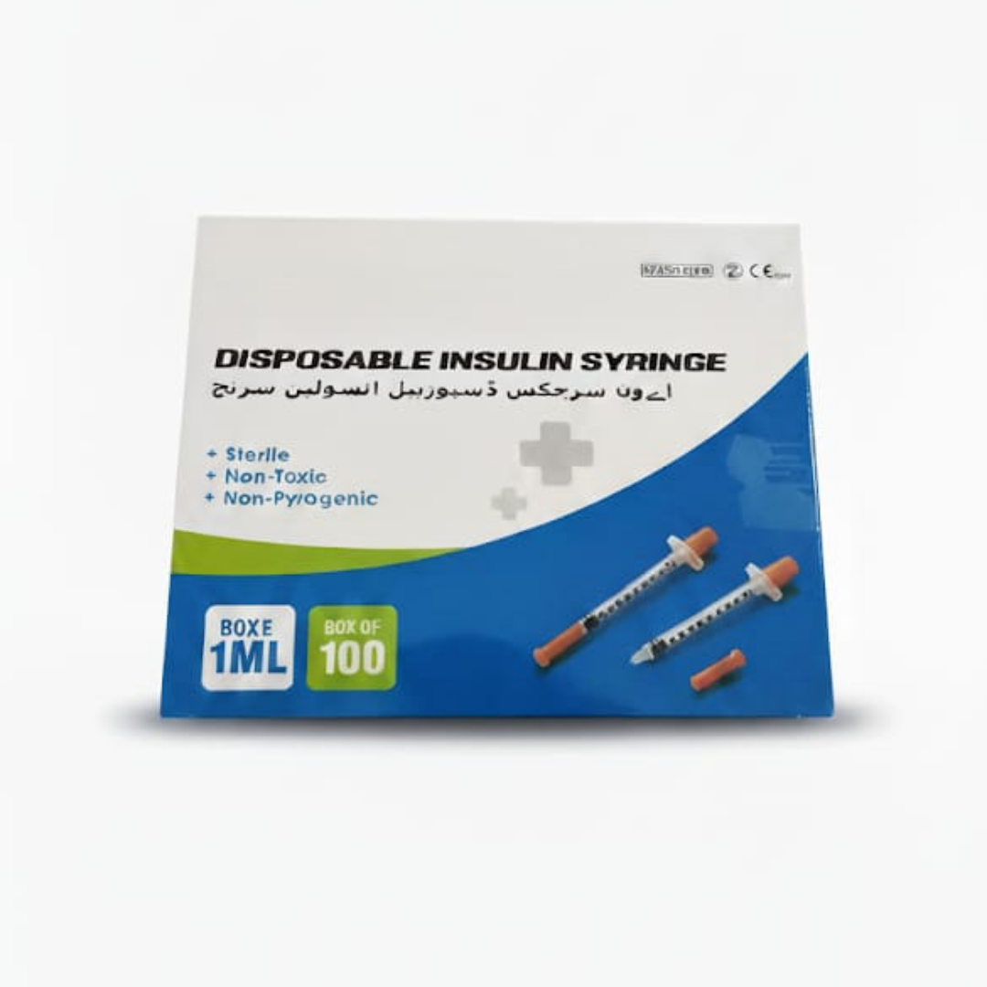 Disposable Insulin Syringe 1ml