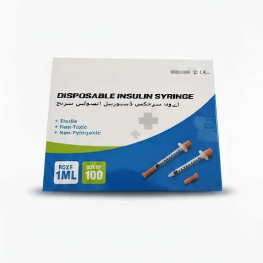 Disposable Insulin Syringe 1ml