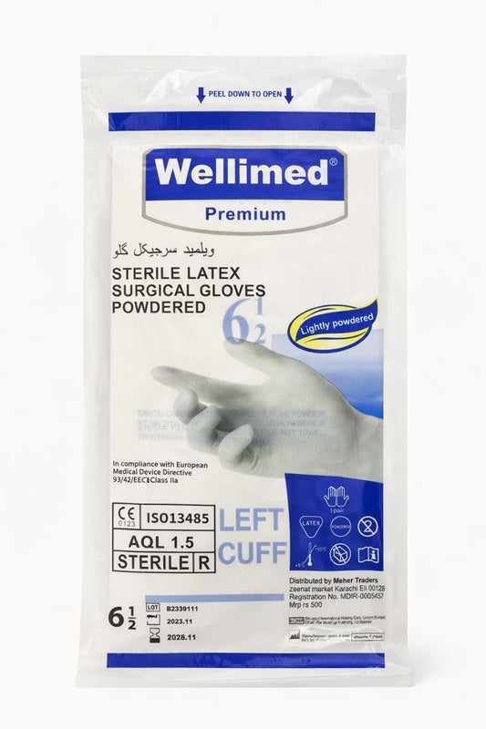 Premium Sterile Latex Surgical Gloves – Powdered | Medical Grade